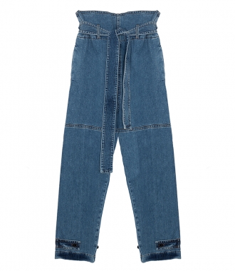 JEANS - HIGH WAISTED COTTON JEANS