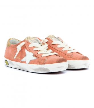 SHOES - SUPERSTAR SNEAKERS IN PEACH SUEDE