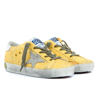 SHOES - SUPERSTAR SNEAKERS IN YELLOW GLITTER