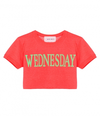 CLOTHES - RAINBOW WEEK CROPPED T-SHIRT