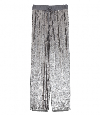 P.A.R.O.S.H - SEQUIN STRAIGHT-LEG TROUSERS