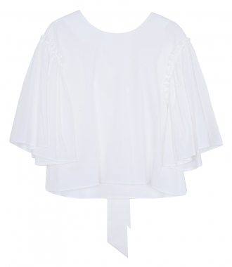 CLOTHES - RUFFLE SLEEVE BLOUSE