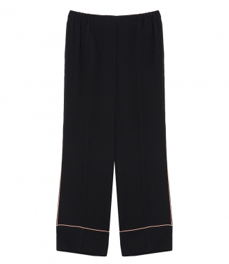 CLOTHES - SILK BLEND CROPPED TROUSERS