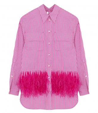 CLOTHES - FEATHERED CHECKED SHIRT