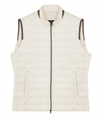 SALES - PADDED GILET FT HIGH STANDING COLLAR