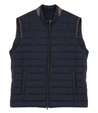 SALES - PADDED GILET FT HIGH STANDING COLLAR