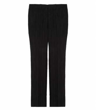 TROUSERS - JACQUARD TEXTURED TROUSERS