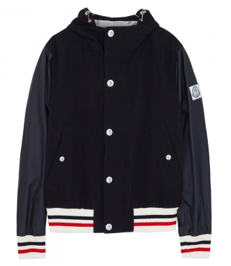 CLOTHES - SPORTY CONTRASTING STRIPED JACKET