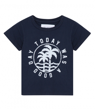 CLOTHES - KIDS GOOD DAY LOGO COTTON T-SHIRT