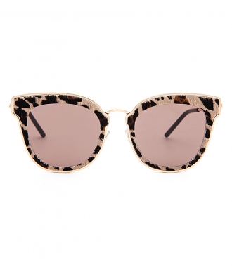 ACCESSORIES - NILE/S SUNGLASSES FT LEOPARD SUEDE FRAME
