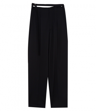 SALES - HIGH RISE RELAXED WOOL TROUSERS