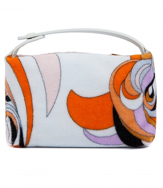 BAGS - PRINTED COTTON COSMETIC CASE