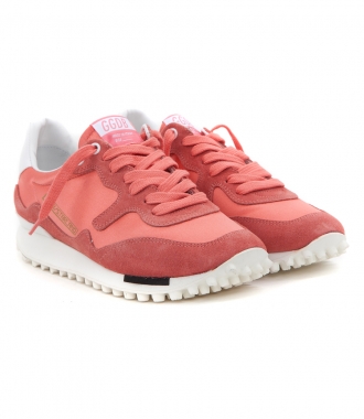 SHOES - STARLAND SNEAKERS IN SALMON PINK SUEDE
