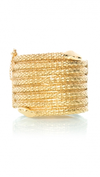 ACCESSORIES - TAO SNAKE GOLD PLATED BRACELET
