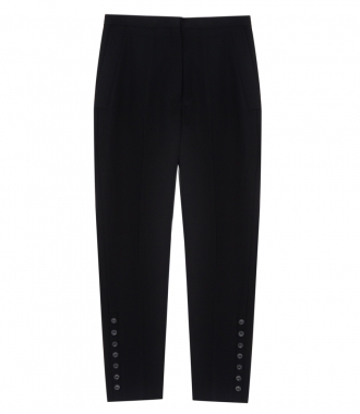 CLOTHES - CROPPED BUTTONED DETAILING PANTS