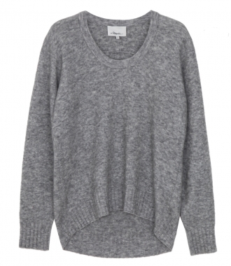 SALES - SCOOP NECK KNITTED SWEATER