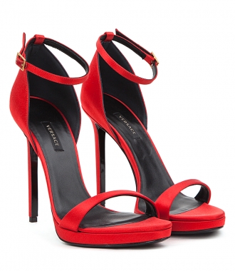 HIGH-HEEL - ANKLE STRAP HIGH-HEEL SANDALS IN RED