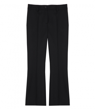 PANTS - KNIT FLARED TROUSERS