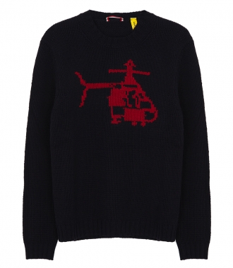 KNITWEAR - HELICOPTER KNIT PULLOVER