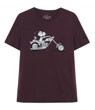CLOTHES - SNOOPY ON A MOTORCYCLE T-SHIRT