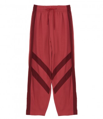 SEE BY CHLOE - HIGH-WAIST STRIPED PANEL SLOUCH PANTS