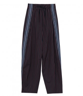 CLOTHES - PINSTRIPE WIDE-LEG CREPE TROUSERS