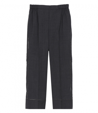 CLOTHES - EMBELLISHED WOOL TROUSERS
