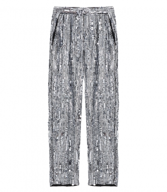 CLOTHES - HIGH WAISTED SEQUINED PANTS