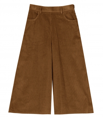 SALES - HIGH-WAIST CROPPED TROUSERS