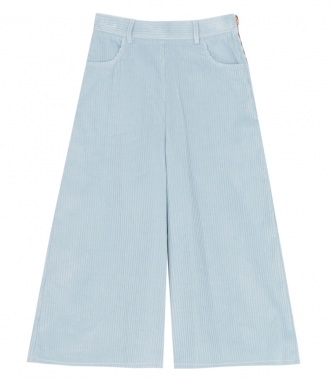 CLOTHES - HIGH-WAIST CROPPED TROUSERS