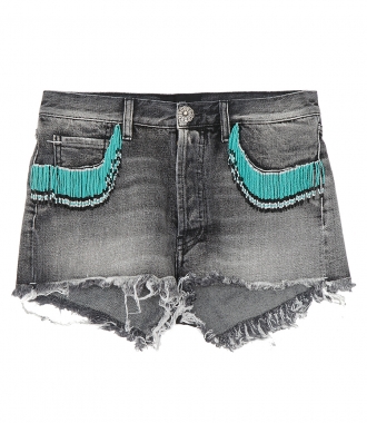 CLOTHES - FRINGES BEADS DNM SHORTS