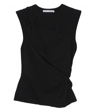 CLOTHES - TWISTED CREPE TOP