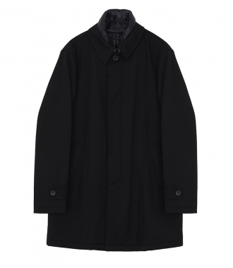 CLOTHES - SINGLE BREASTED LAYERED COAT