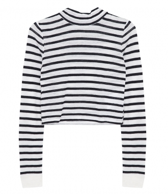 CLOTHES - LONG-SLEEVED STRIPED T-SHIRT