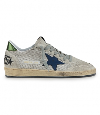 SNEAKERS - WHITE LEATHER BALL STAR SNEAKERS