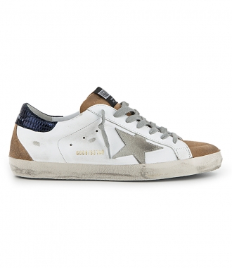 SHOES - WHITE LEATHER SUPERSTAR SNEAKERS