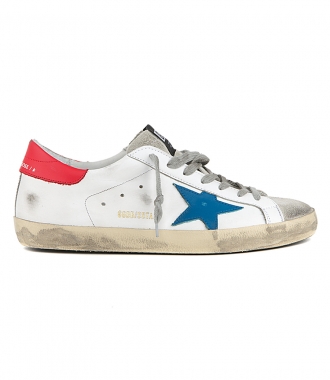 SHOES - WHITE LEATHER SUPERSTAR SNEAKERS