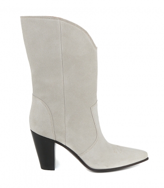 BOOTS - RAPHAEL CREAM SUEDE BOOTS