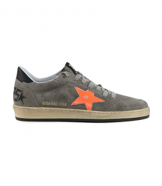 SHOES - ORANGE FLUO STAR BALL STAR SNEAKERS
