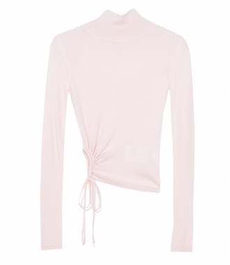 TOPS - RUCHED WOOL TURTLENECK