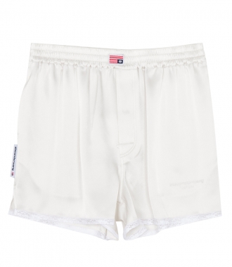 SHORTS - SILK BOXERS WITH LOGO FLAG
