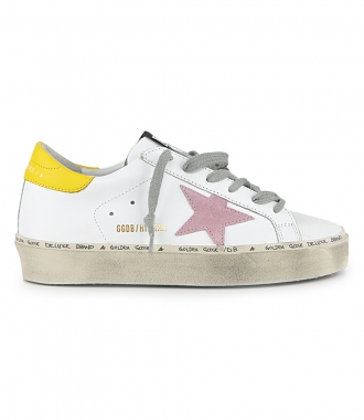 SHOES - PINK SUEDE STAR HI STAR SNEAKERS