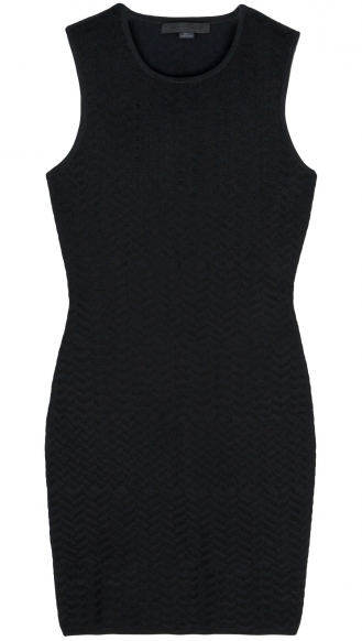 CARDIGANS - FITTED CHEVRON TANK DRESS