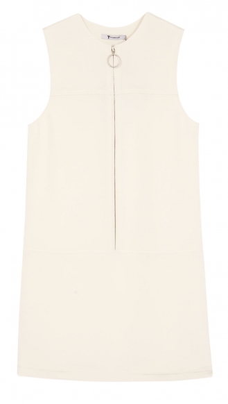 CLOTHES - STRETCH FAILLE SLEEVELESS SHIFT DRESS