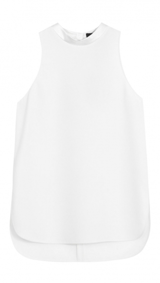 CLOTHES - MOCK NECK TANK TOP WITH BACK HOLE TIES