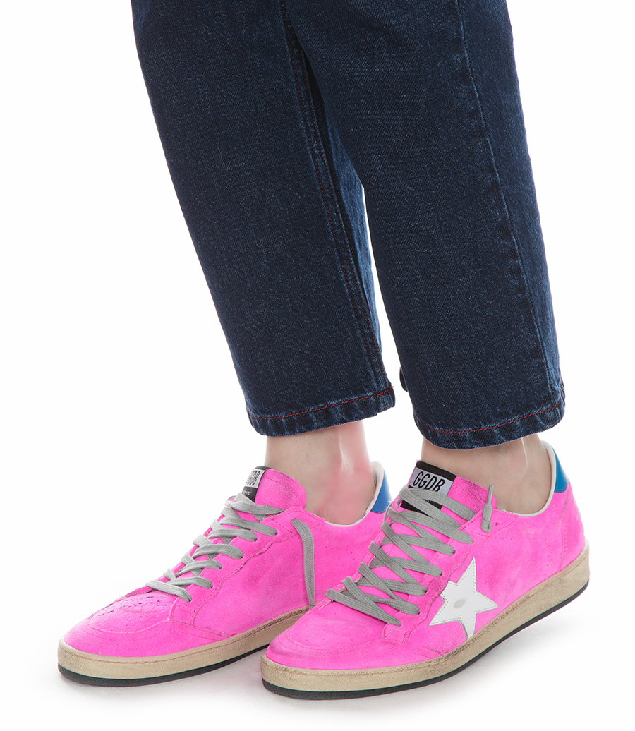 FUCSIA FLUO BALL STAR SNEAKERS | Soho Soho Eshop