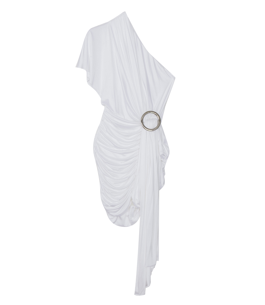 REDEMPTION - JERSEY ONE SHOULDER DRESS