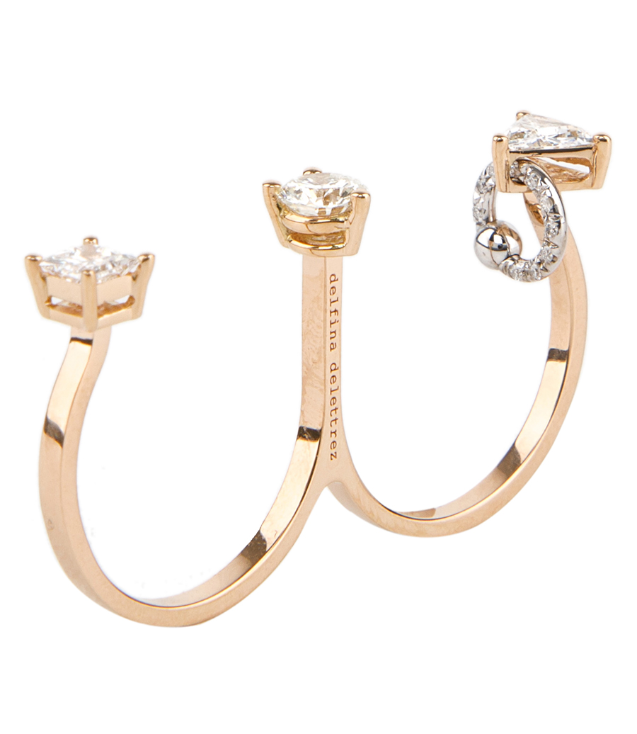 DELFINA DELETTREZ - TRIPLE DIAMOND RING
