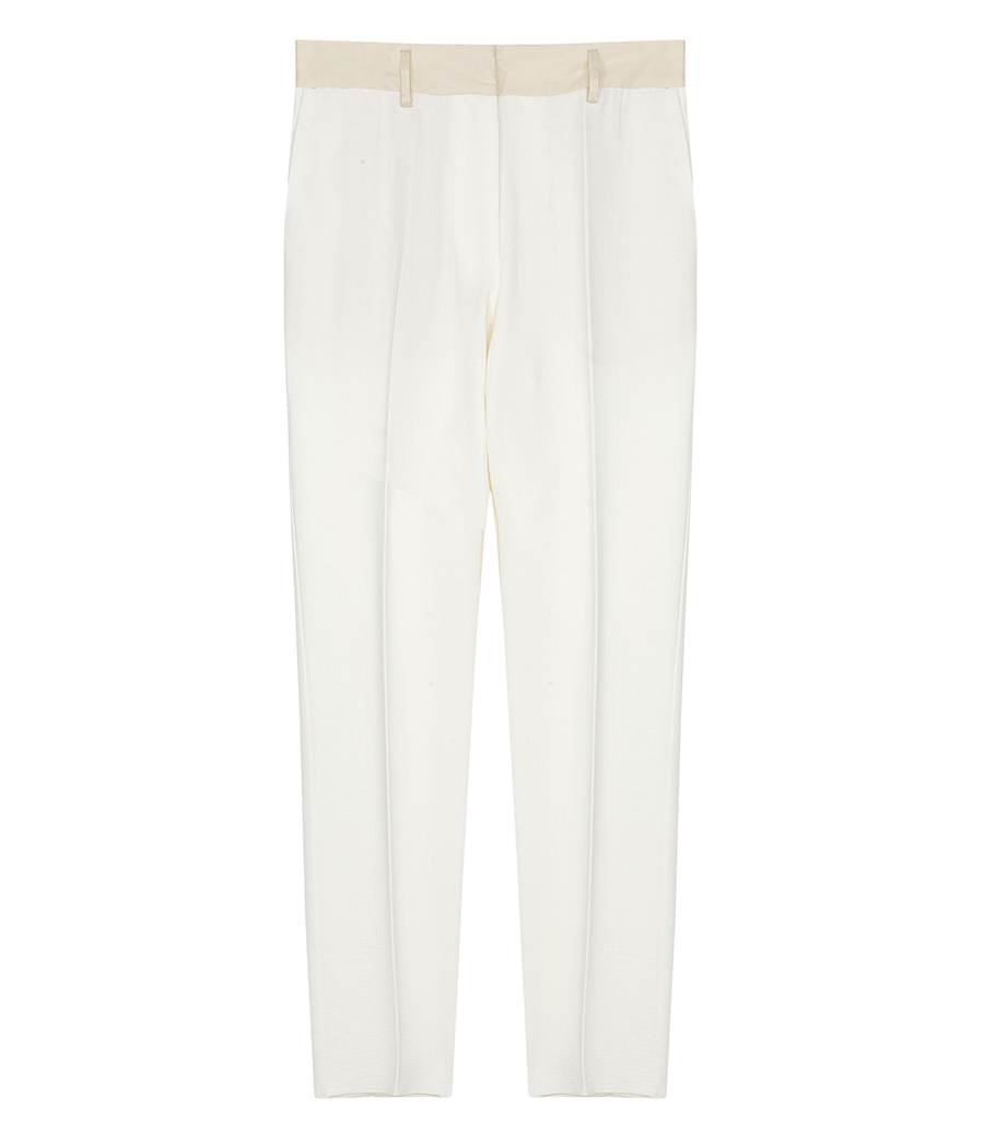 FORTE FORTE - DOUBLE CREPE WOOL PANTS