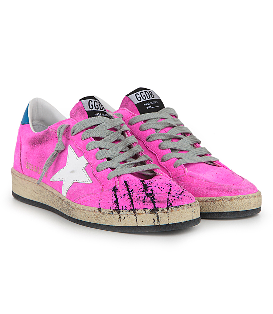 FUCSIA FLUO BALL STAR SNEAKERS | Soho Soho Eshop